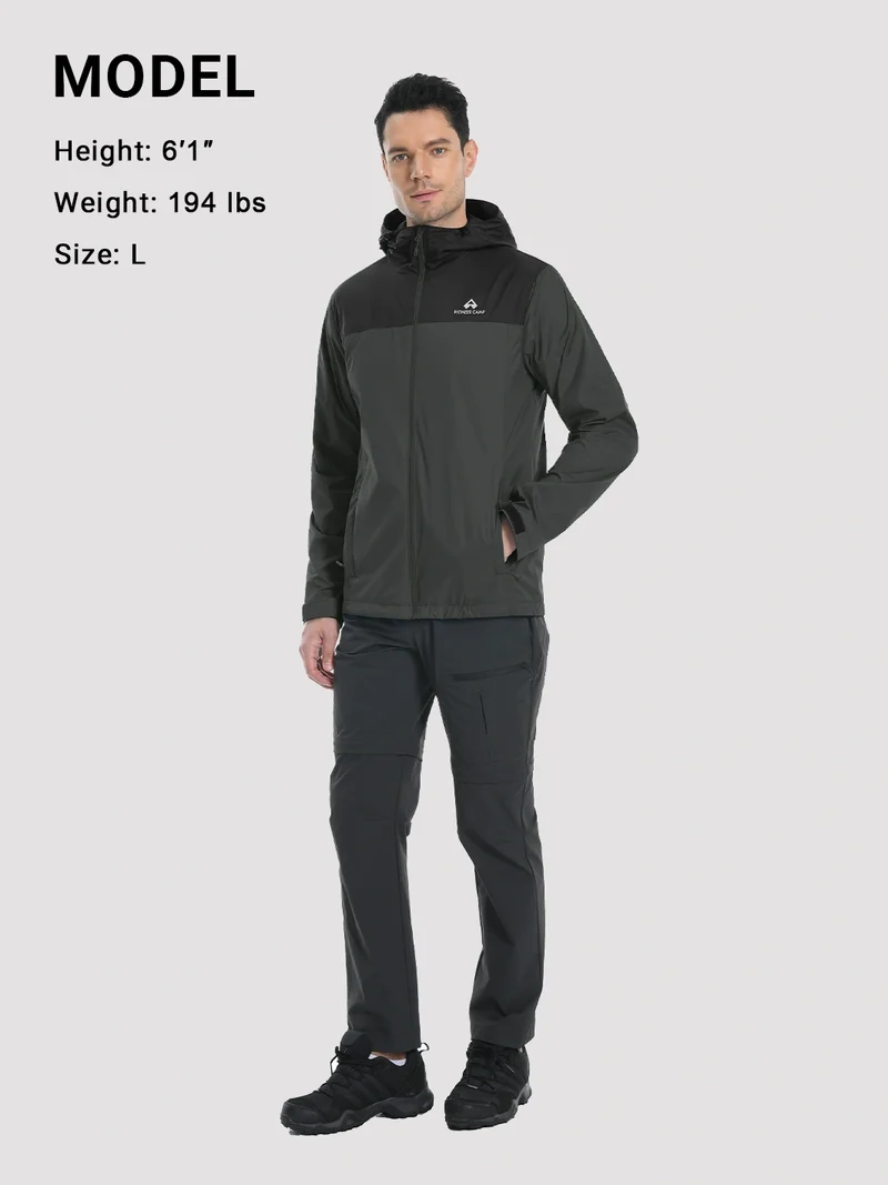 Men's Packable Lightweight Rain Jacket
