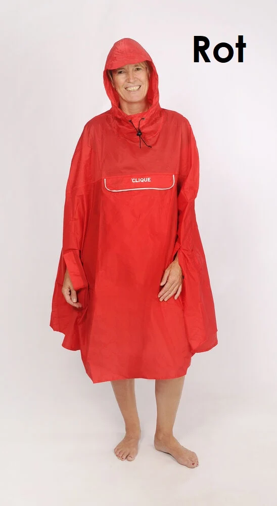 CLIQUE Regen-Poncho Regencape 5.000 mm Unisex 33 % Rabatt