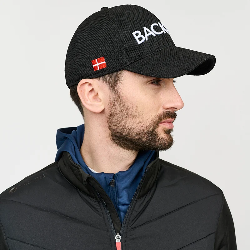 Herren-Hybridjacke, Schwarz