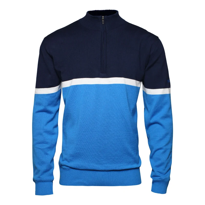 Nordic-Windbreaker-Pullover für Herren, Saphire