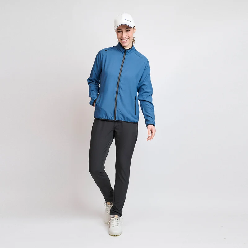 Damen 80 G. Faltbares Windshirt, Ensign Blue
