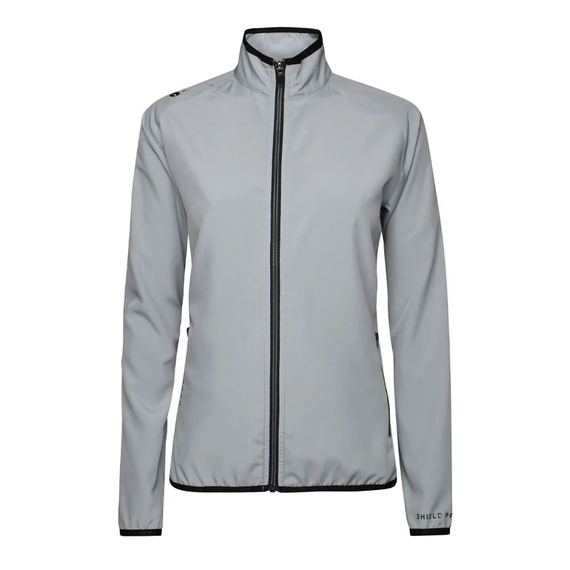 Damen 80 G. Faltbares Windshirt, Hellgrau