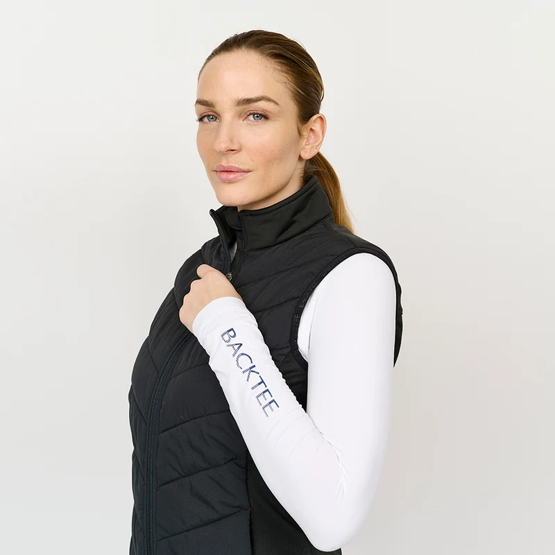 Damen-Hybridweste, Schwarz