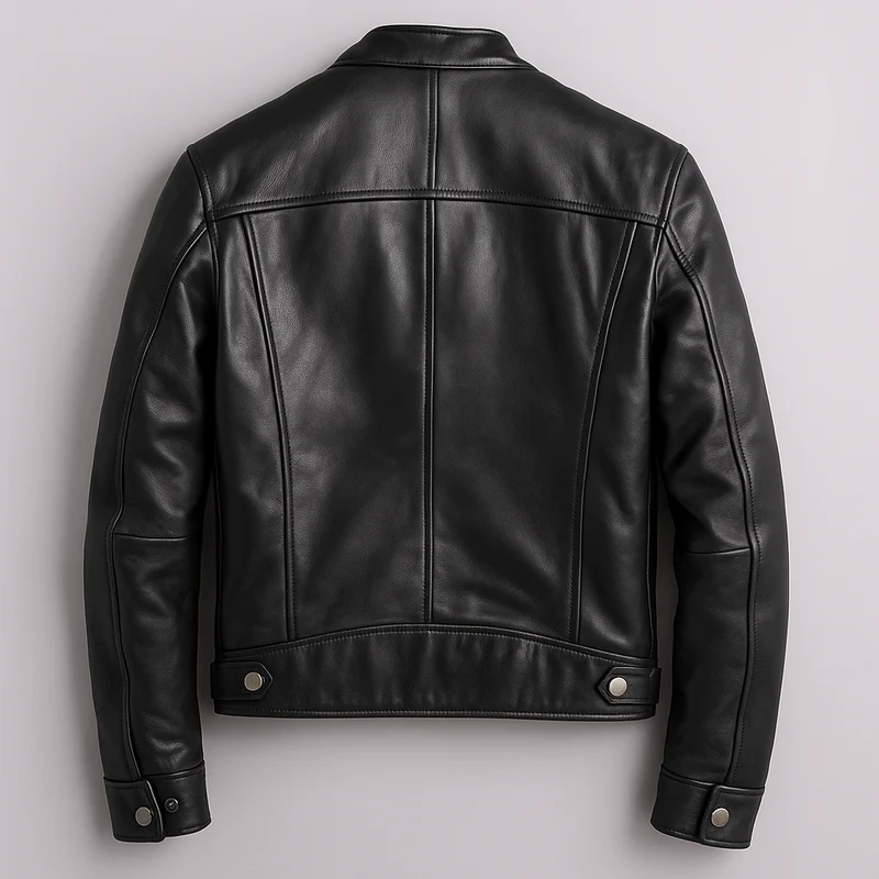 Paul | Herren Jacke mit Ledernähten im Blazer-Schnitt