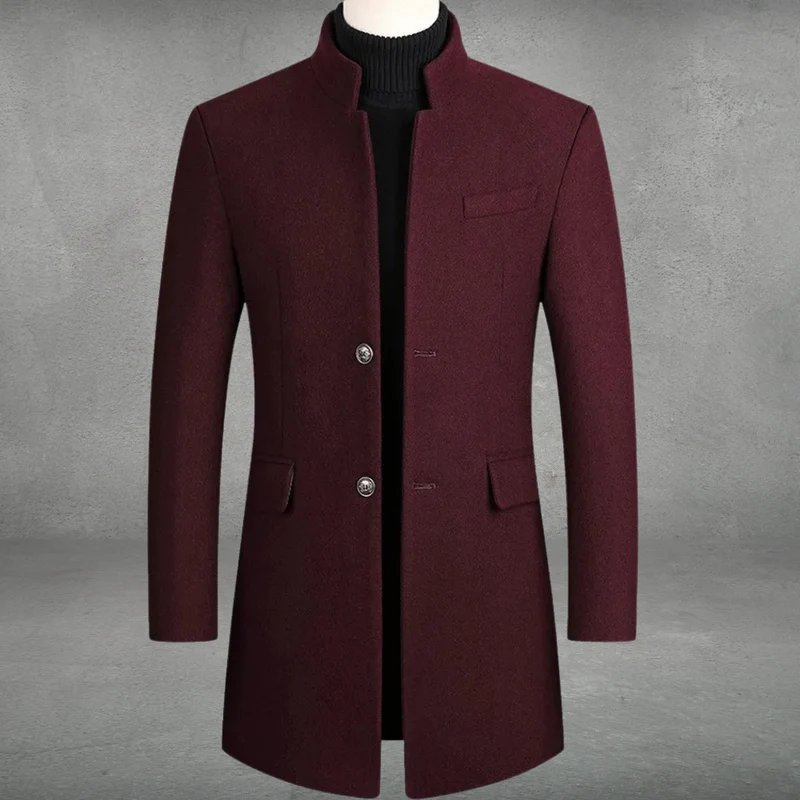 Niklas | Eleganter Herrenmantel aus Wollmischung für Herbst