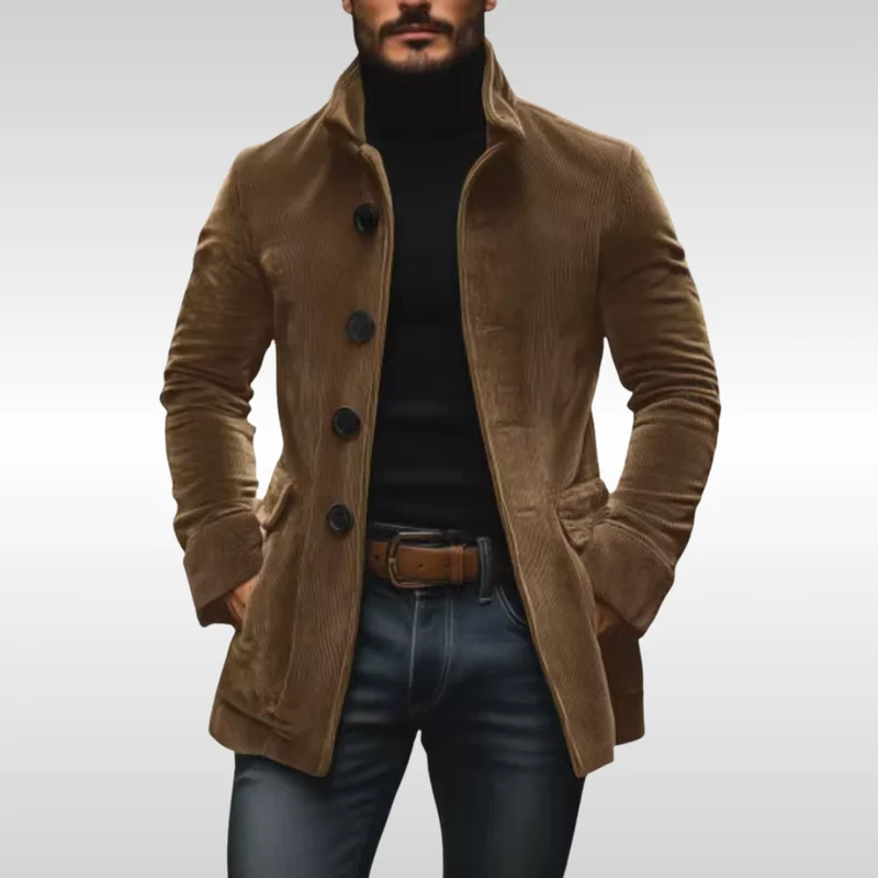 Oskar | Zeitlose Herren Cord-Jacke im schlanken Schnitt