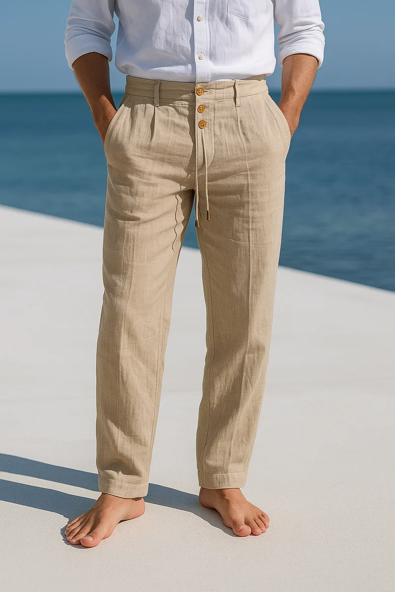 Jakob | Herren Leichte Sommerhose im Casual-Stil