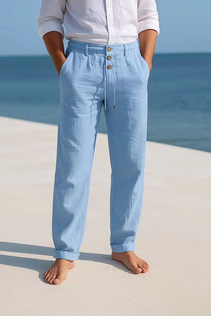 Jakob | Herren Leichte Sommerhose im Casual-Stil