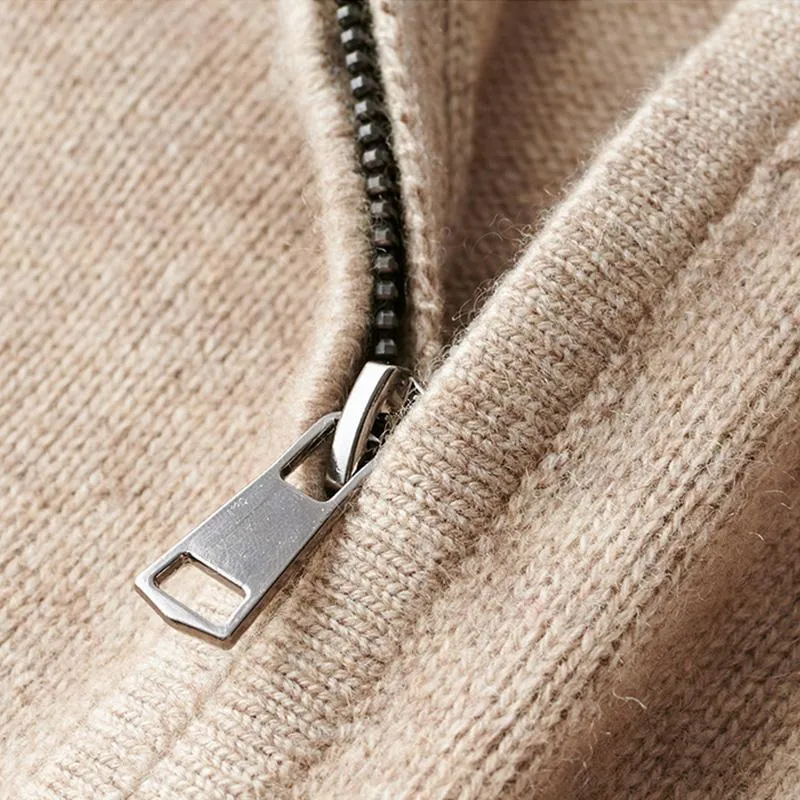 Ben | Warmer Herren-Pullover mit Reißverschluss