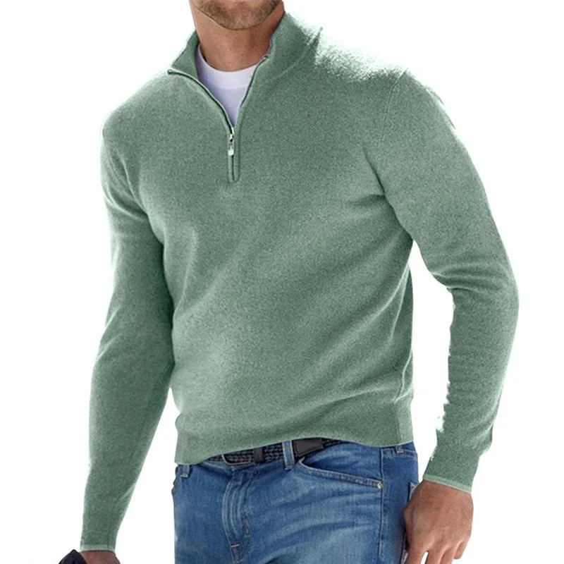 Ben | Warmer Herren-Pullover mit Reißverschluss