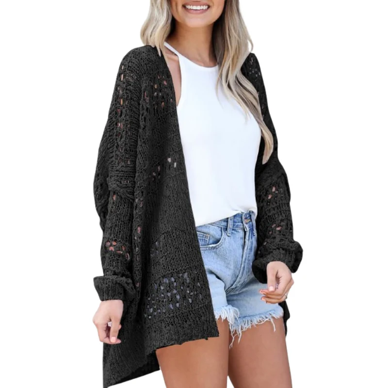 Mia | Luftige Damen Strickjacke im Boho-Stil