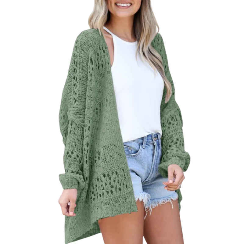 Mia | Luftige Damen Strickjacke im Boho-Stil