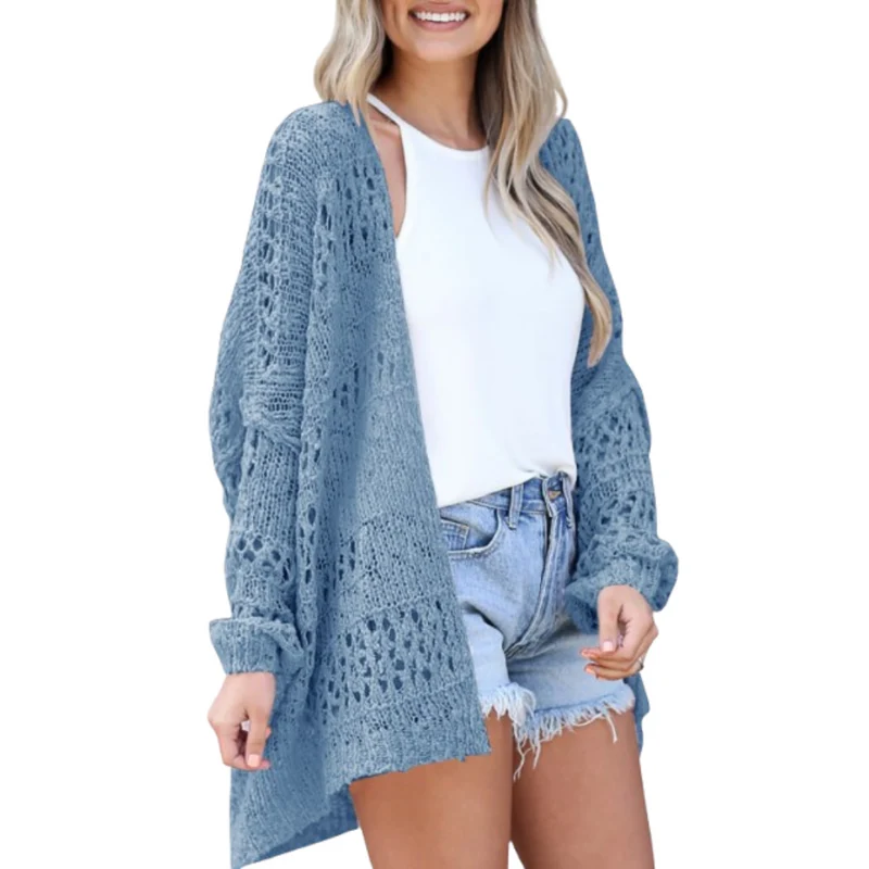 Mia | Luftige Damen Strickjacke im Boho-Stil