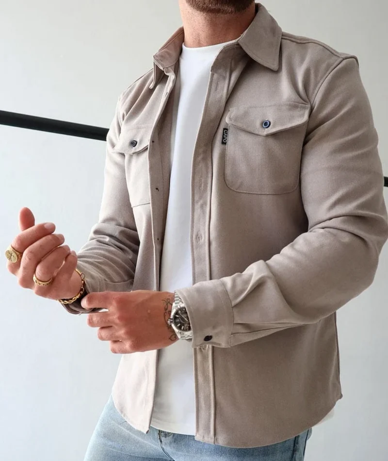 Herren Hemdjacke – Atmungsaktiv, Stylisch & Vielseitig