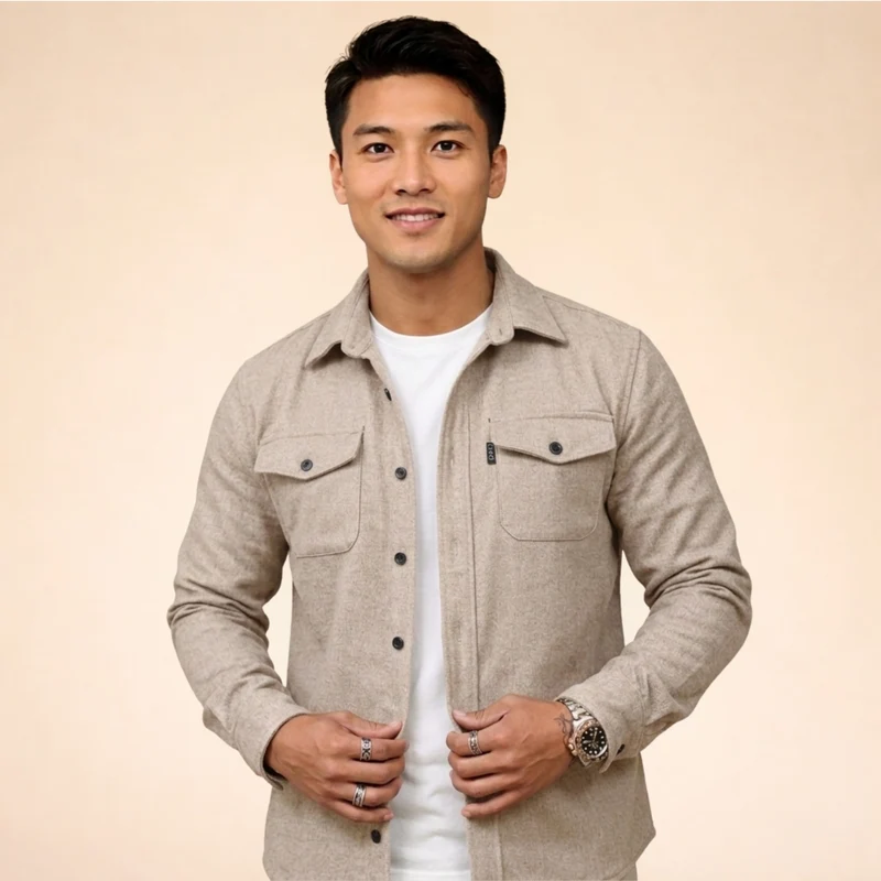 Herren Hemdjacke – Atmungsaktiv, Stylisch & Vielseitig