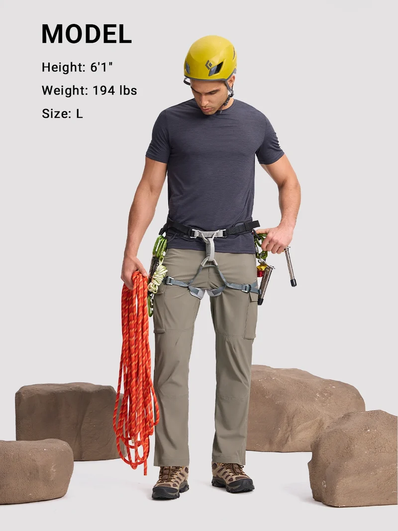 Men's Lightweight Quick-Dry Hiking Cargo Pants