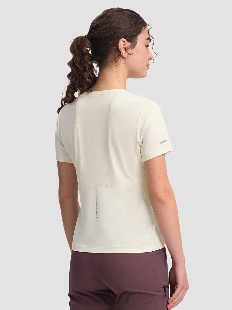 Women's Breathable Mesh-Back Short Sleeve Tee