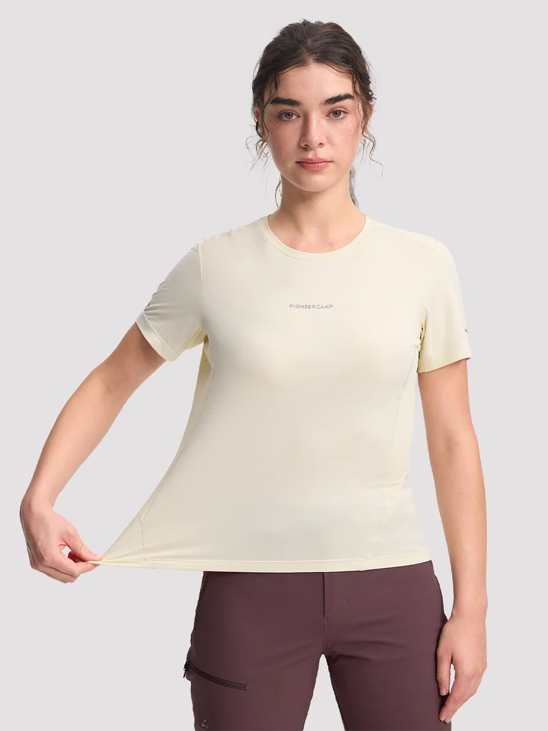 Women's Breathable Mesh-Back Short Sleeve Tee