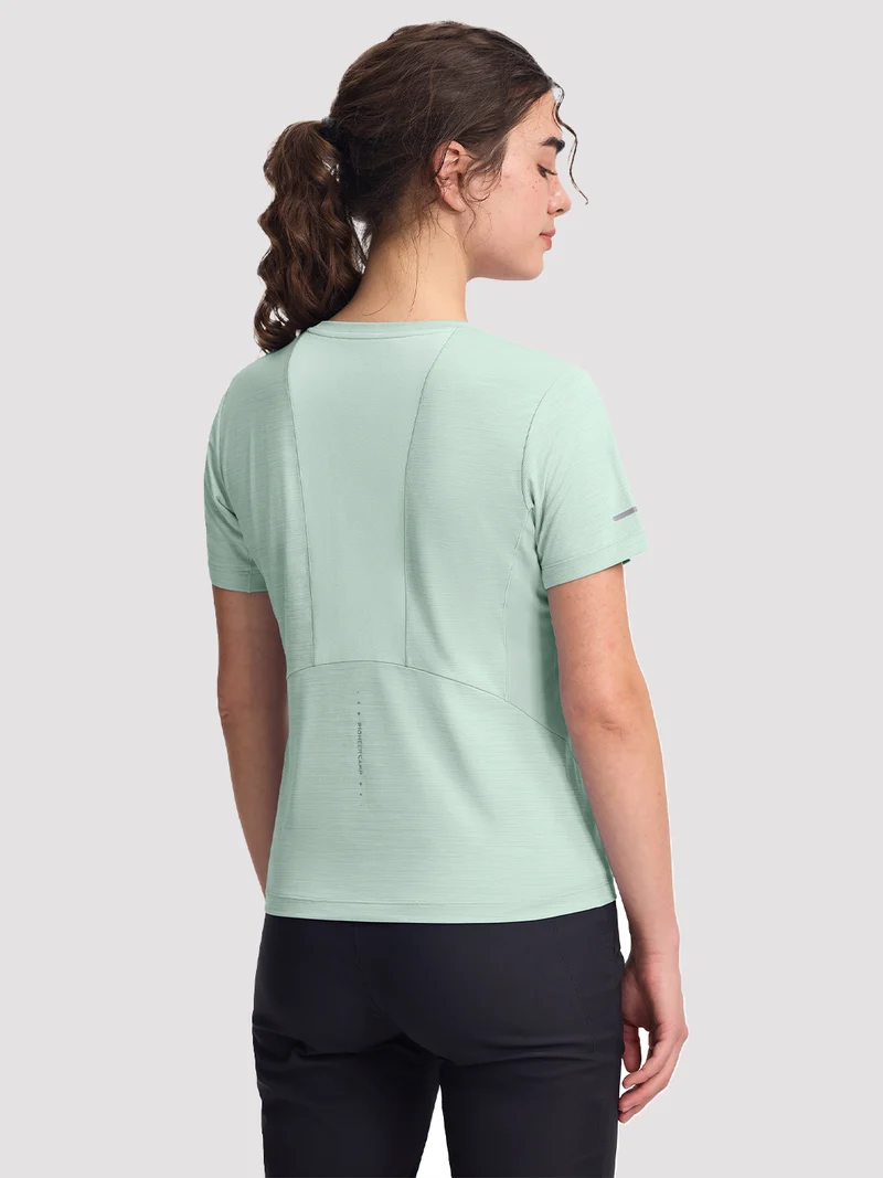 Women's Breathable Mesh-Back Short Sleeve Tee