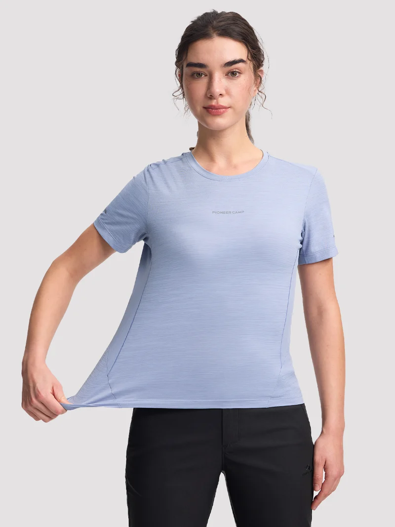 Women's Breathable Mesh-Back Short Sleeve Tee