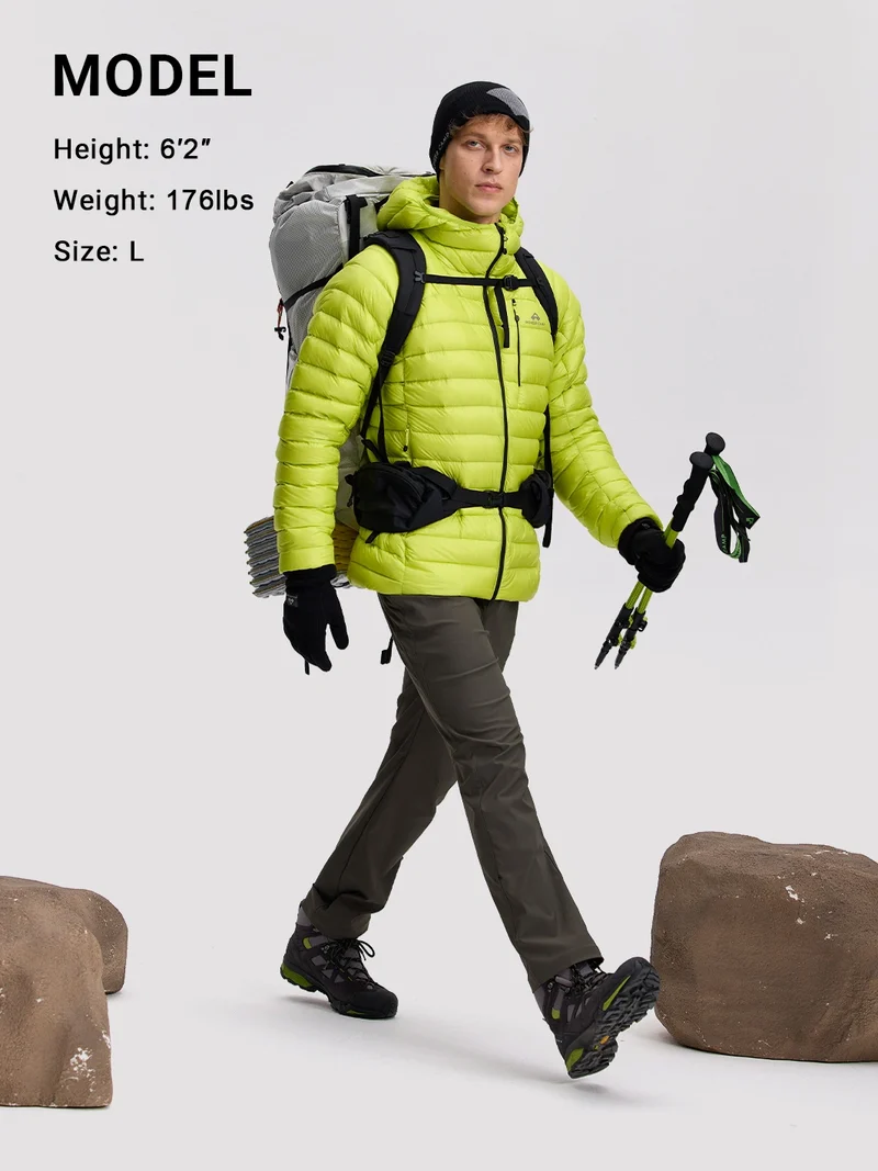 Pioneer Camp POLARIS Men's Lightweight Alpine Performance Down Jacket