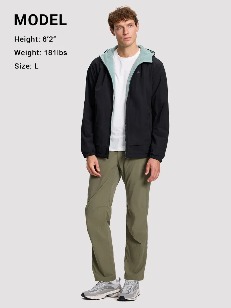 Men's Reversible Fleece Lined Softshell Jacket
