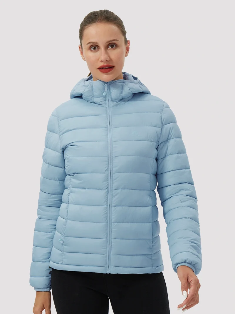 Women's 12oz Lightweight Packable Puffer Jacket with Hood