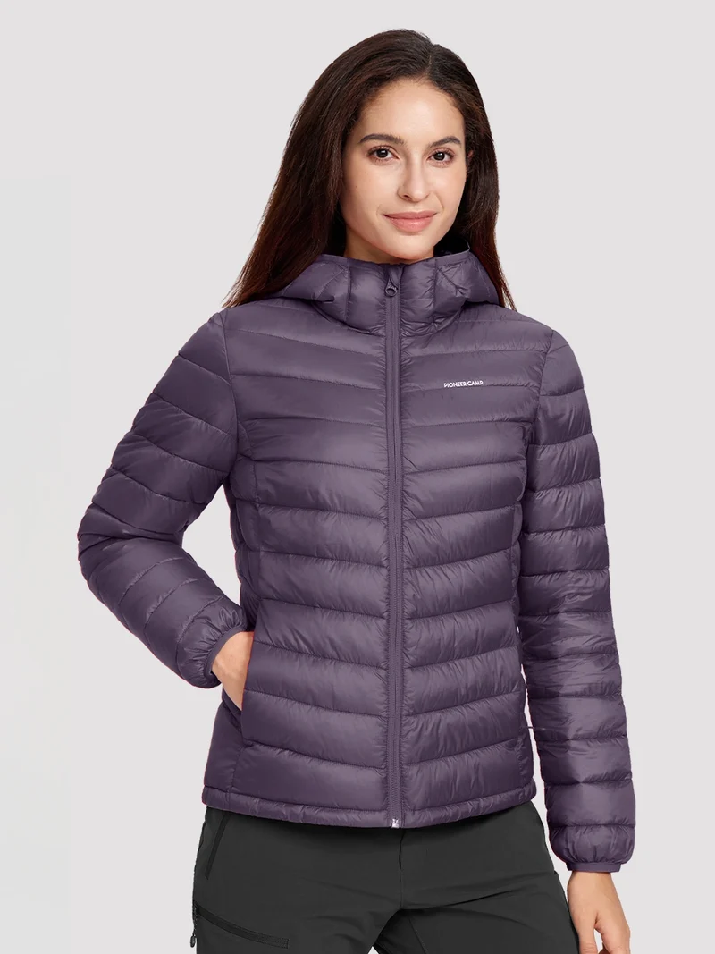 Women's 12oz Lightweight Packable Puffer Jacket with Hood