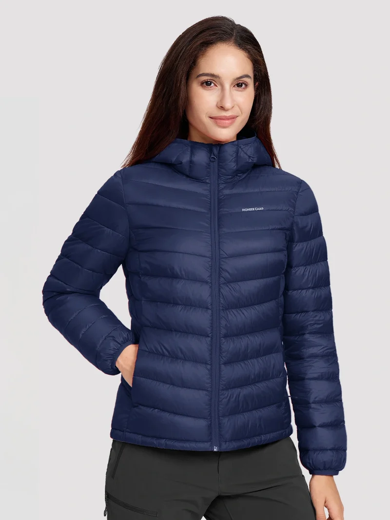 Women's 12oz Lightweight Packable Puffer Jacket with Hood