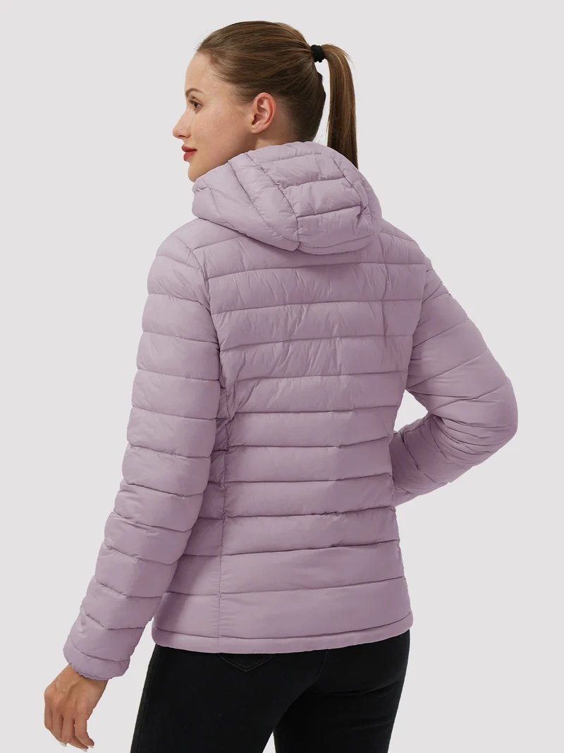 Women's 12oz Lightweight Packable Puffer Jacket with Hood