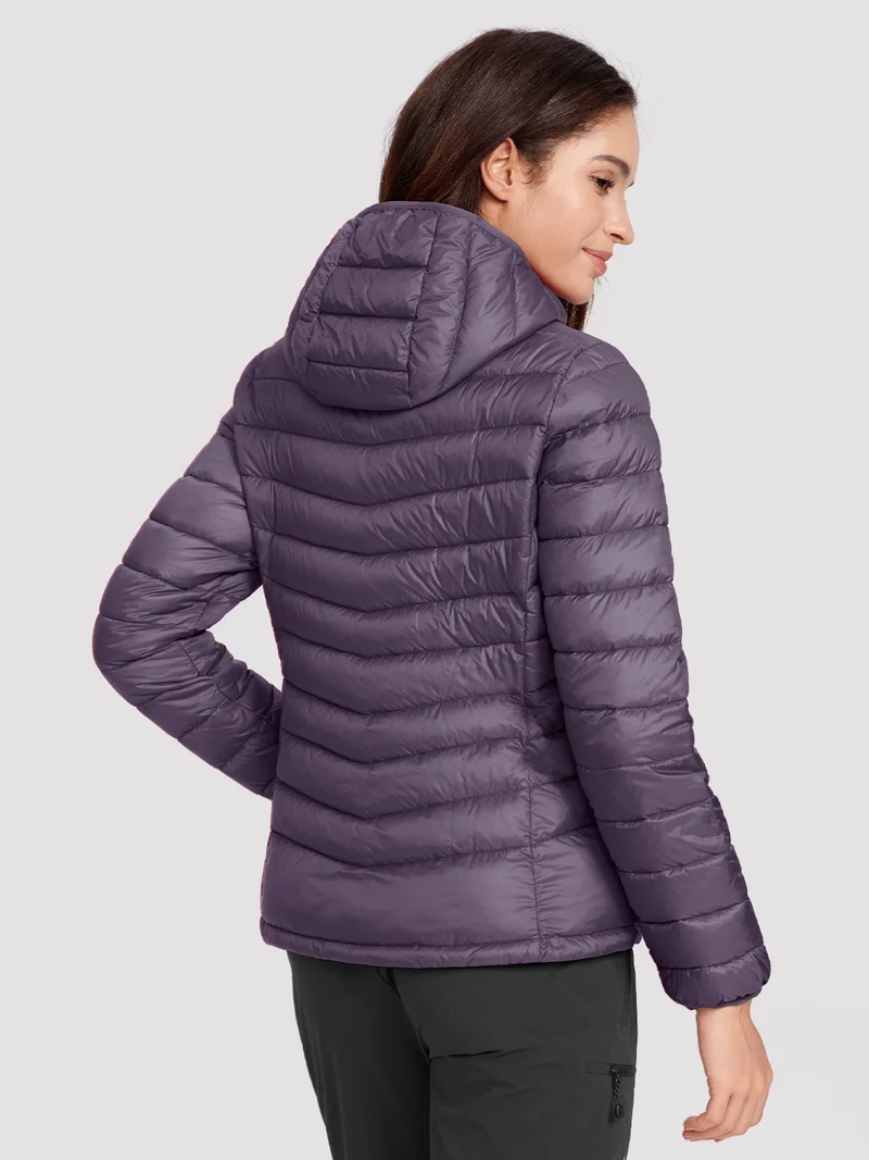 Women's 12oz Lightweight Packable Puffer Jacket with Hood