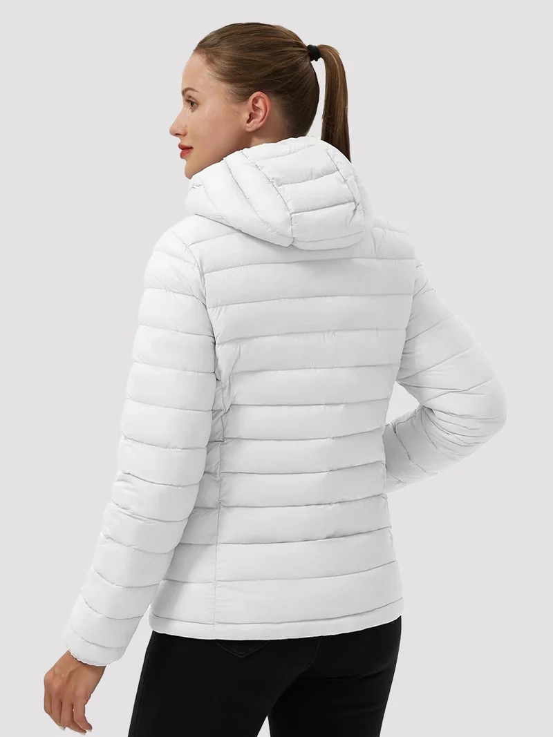 Women's 12oz Lightweight Packable Puffer Jacket with Hood