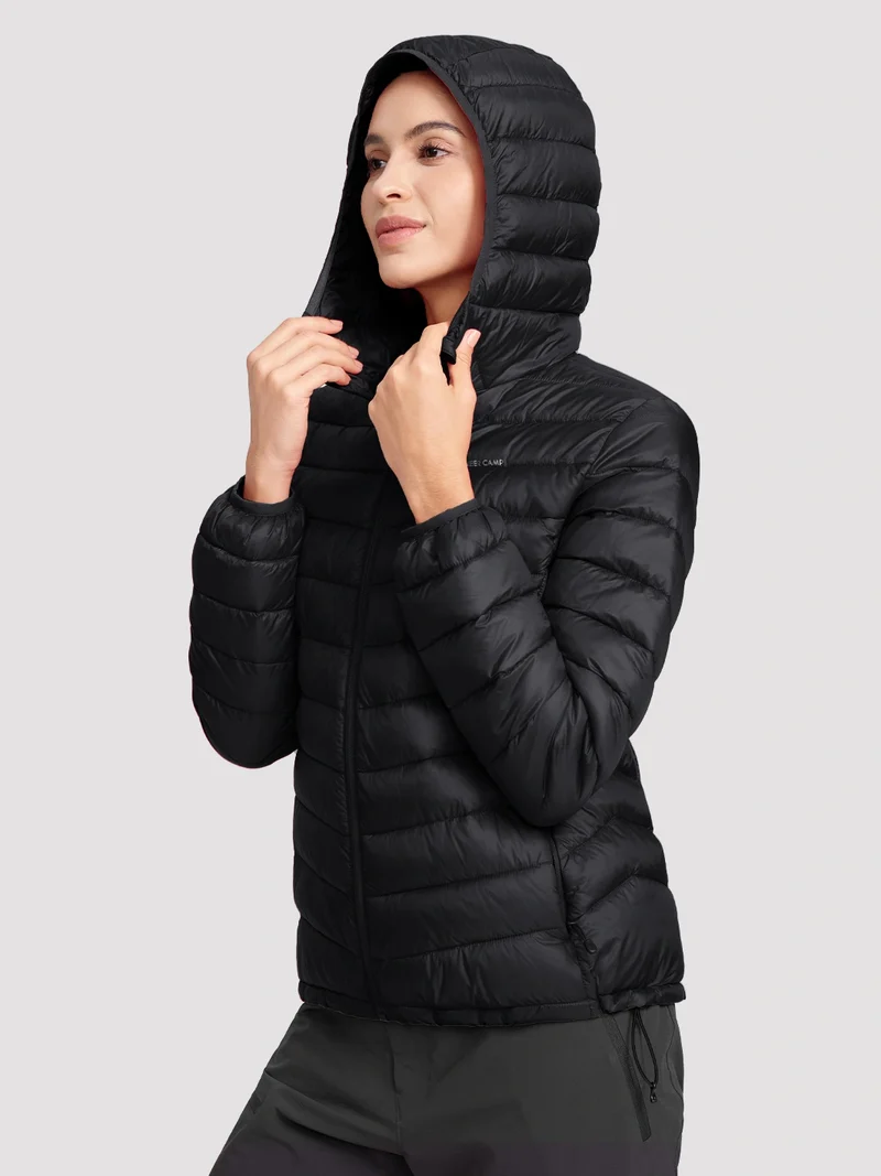 Women's 12oz Lightweight Packable Puffer Jacket with Hood