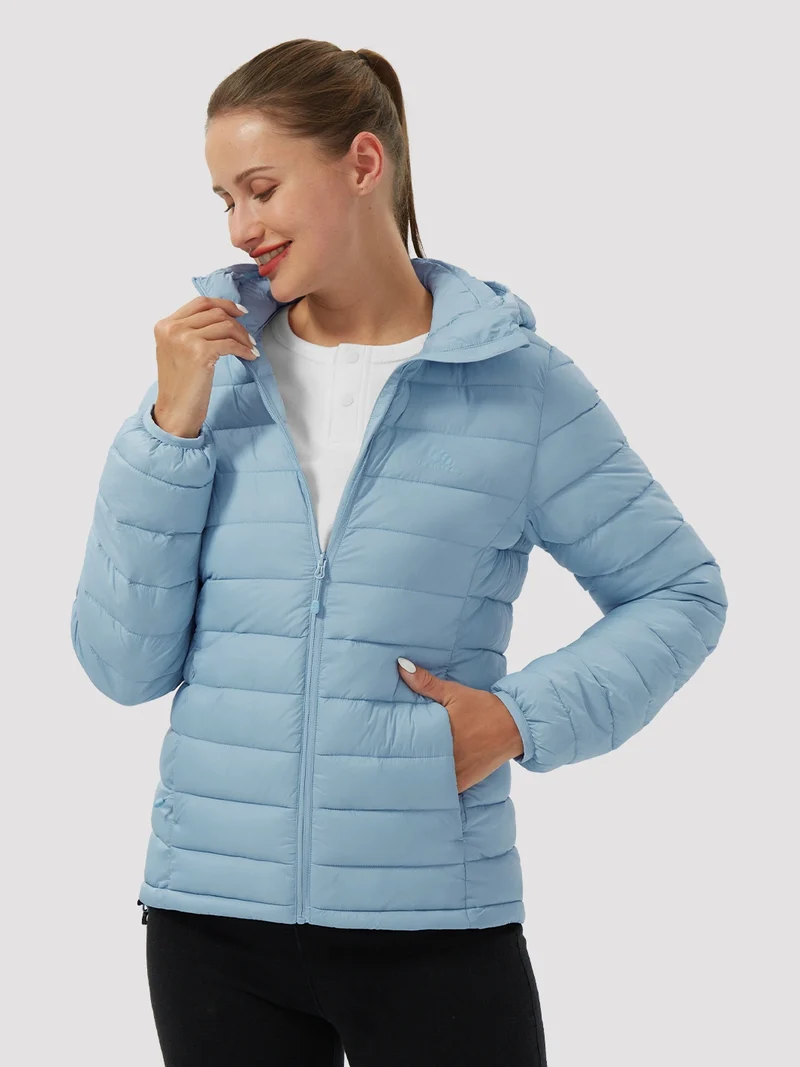 Women's 12oz Lightweight Packable Puffer Jacket with Hood