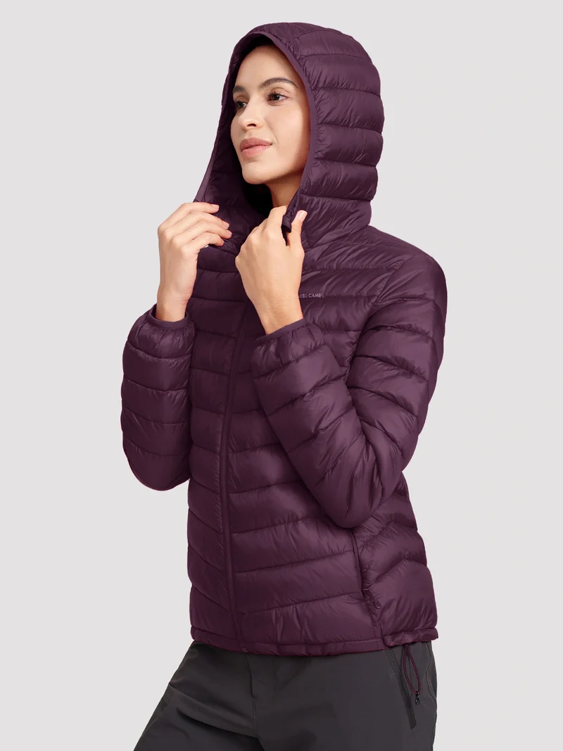 Women's 12oz Lightweight Packable Puffer Jacket with Hood