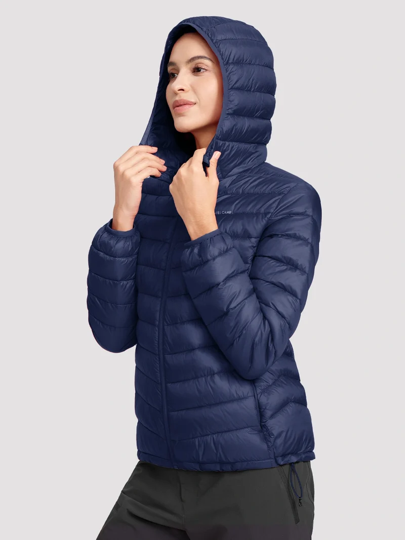 Women's 12oz Lightweight Packable Puffer Jacket with Hood