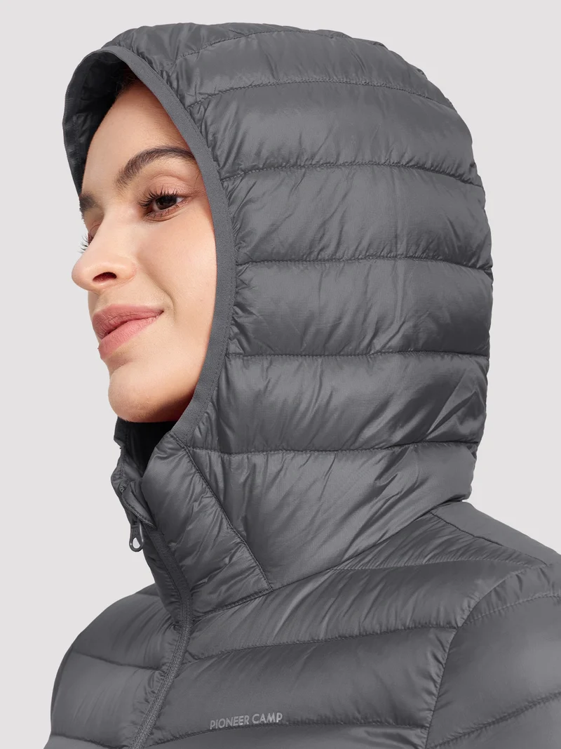 Women's 12oz Lightweight Packable Puffer Jacket with Hood