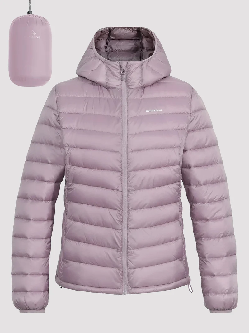 Women's 12oz Lightweight Packable Puffer Jacket with Hood