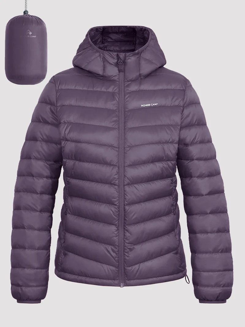 Women's 12oz Lightweight Packable Puffer Jacket with Hood
