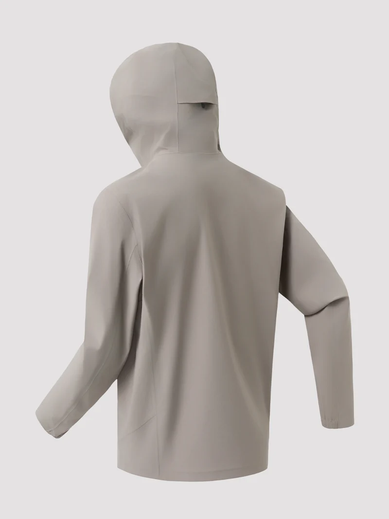 Men's Full-Zip Hooded Hardshell Jacket