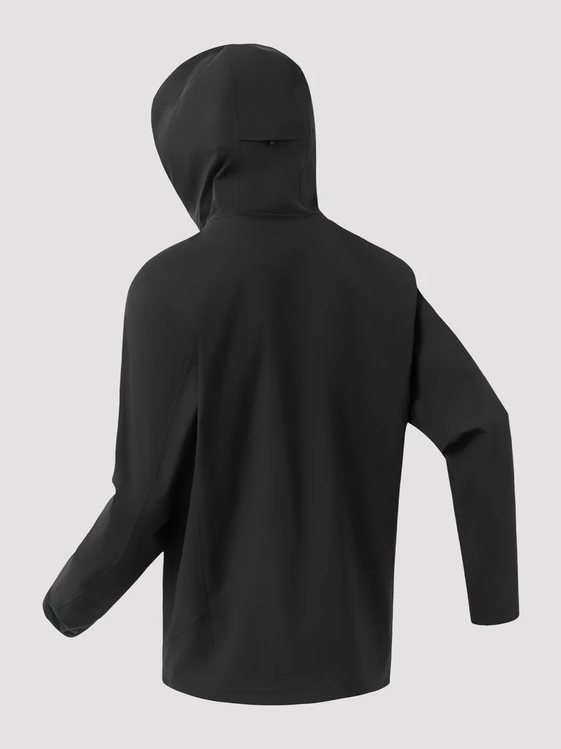 Men's Full-Zip Hooded Hardshell Jacket