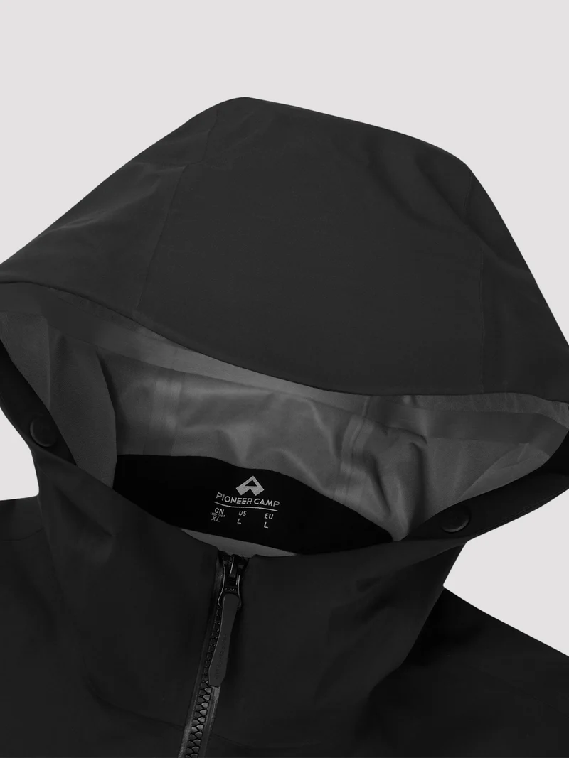 Men's Full-Zip Hooded Hardshell Jacket