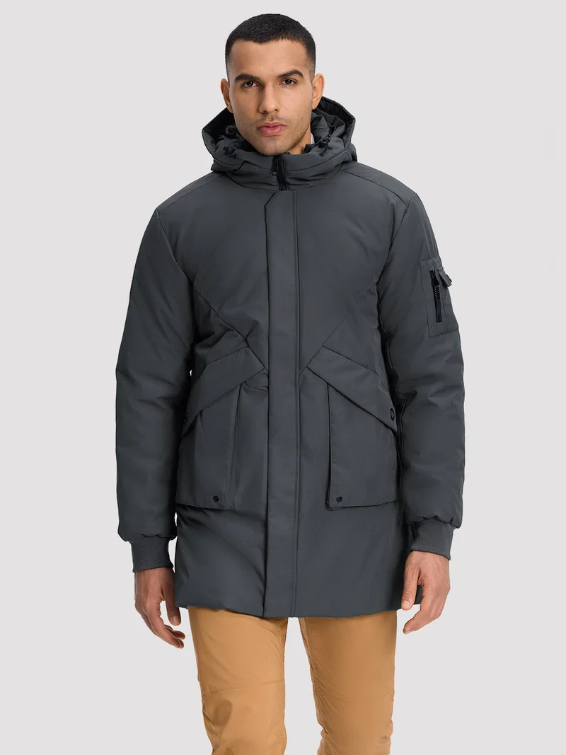 Men's Winter Long Hooded Thicken Parkas