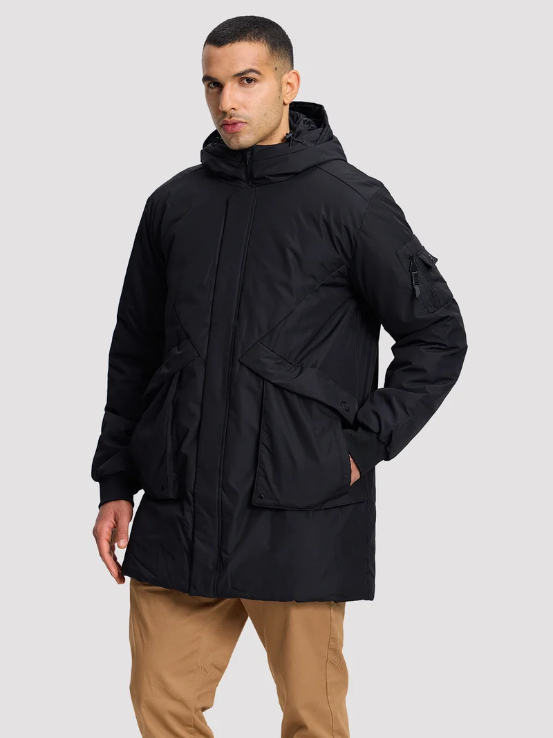 Men's Winter Long Hooded Thicken Parkas