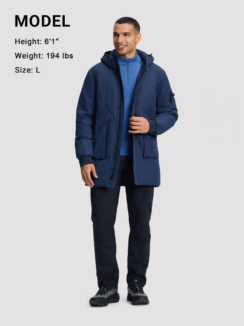 Men's Winter Long Hooded Thicken Parkas