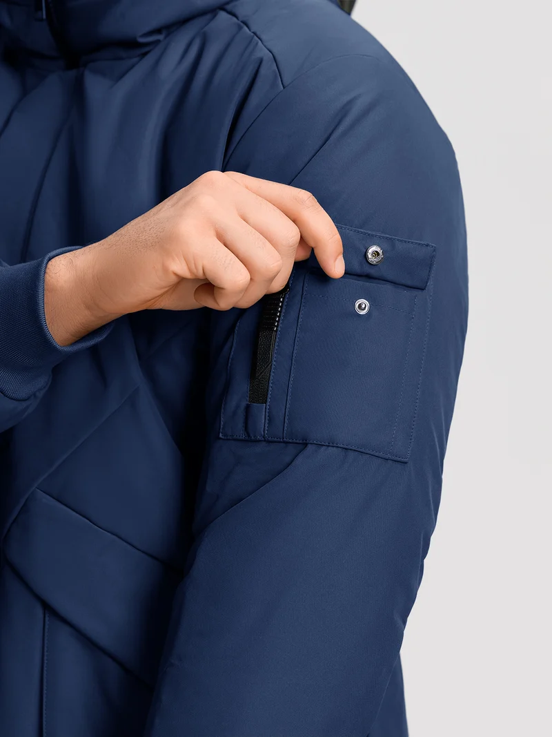 Men's Winter Long Hooded Thicken Parkas