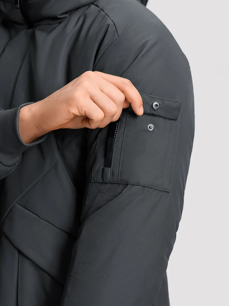 Men's Winter Long Hooded Thicken Parkas
