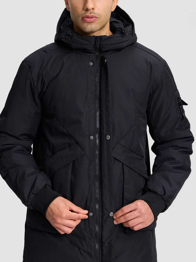 Men's Winter Long Hooded Thicken Parkas