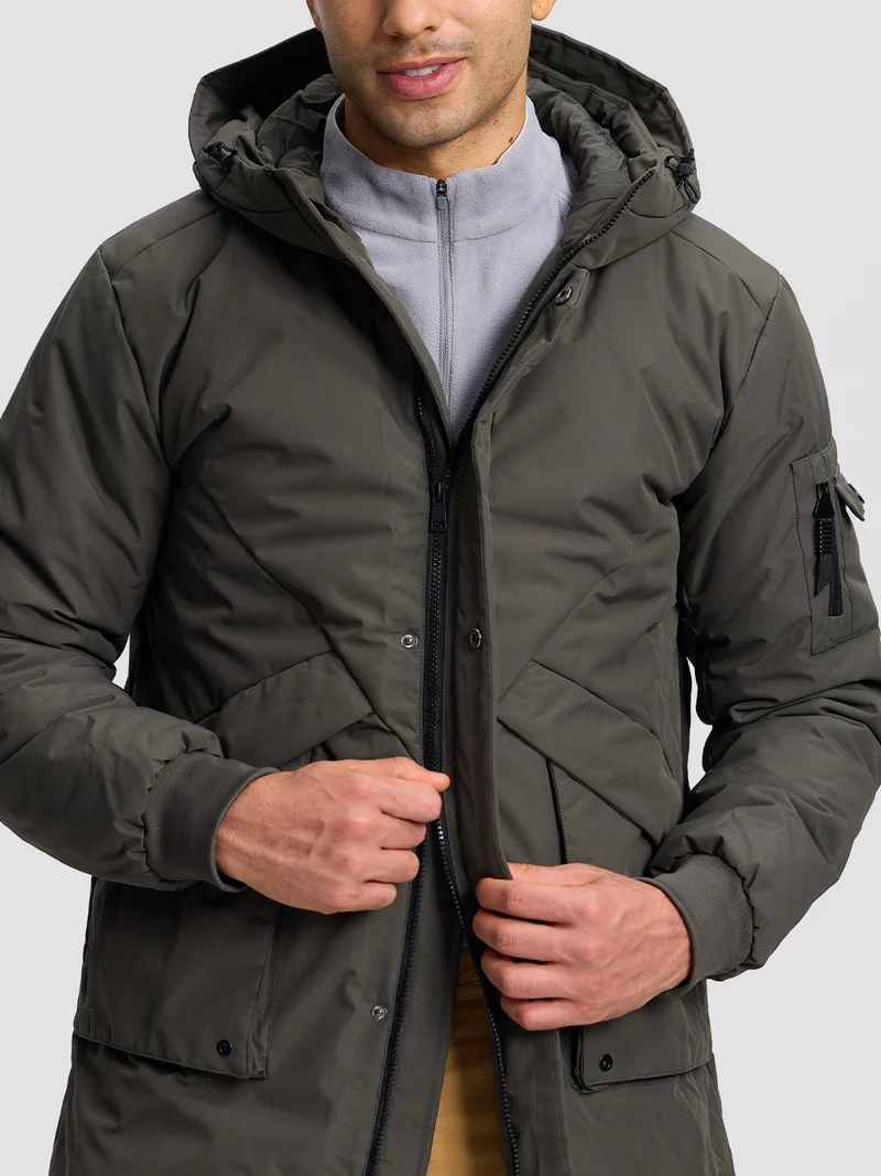 Men's Winter Long Hooded Thicken Parkas