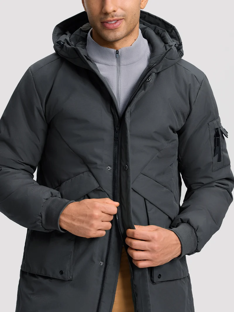 Men's Winter Long Hooded Thicken Parkas